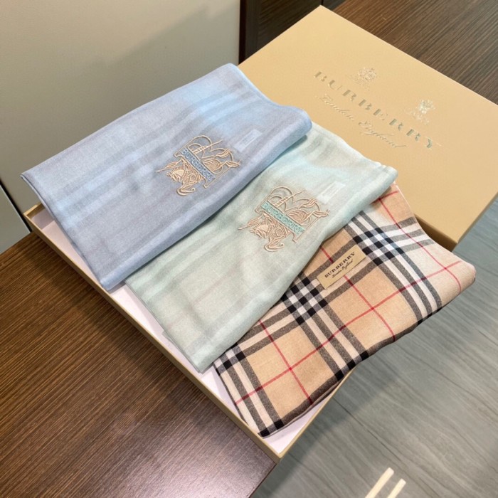 追跡付 Burberryバーバリー 激安通販 純カシミヤチェックのマフラー