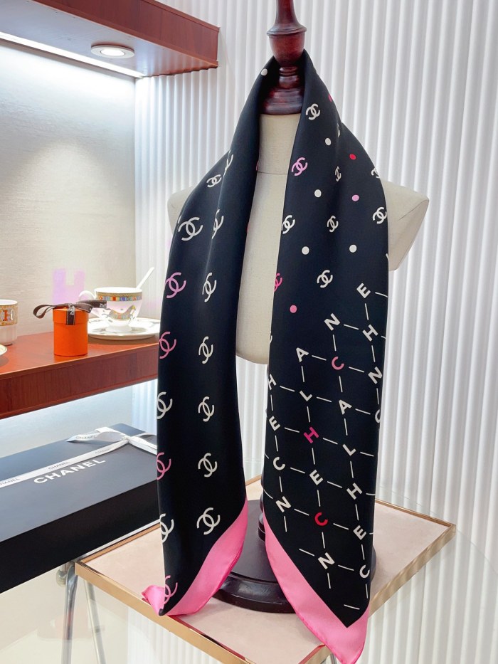★超人気 Chanelシャネル コピーおすすめトップ綾織シルクスカーフ