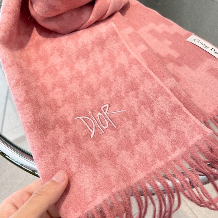 日本未入荷 Dior ディオール コピー グラデーションカシミヤロングスカーフ