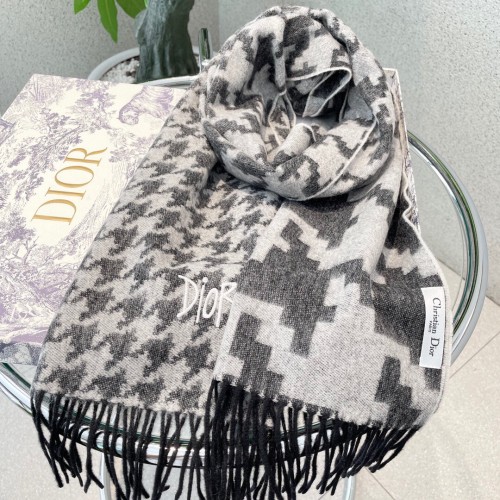 【限定】Dior ディオール 激安通販 グラデーションカシミヤロングスカーフ