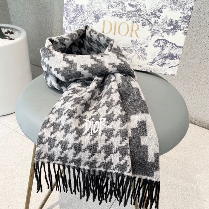 【限定】Dior ディオール 激安通販 グラデーションカシミヤロングスカーフ