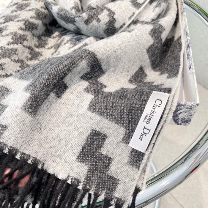 【限定】Dior ディオール 激安通販 グラデーションカシミヤロングスカーフ