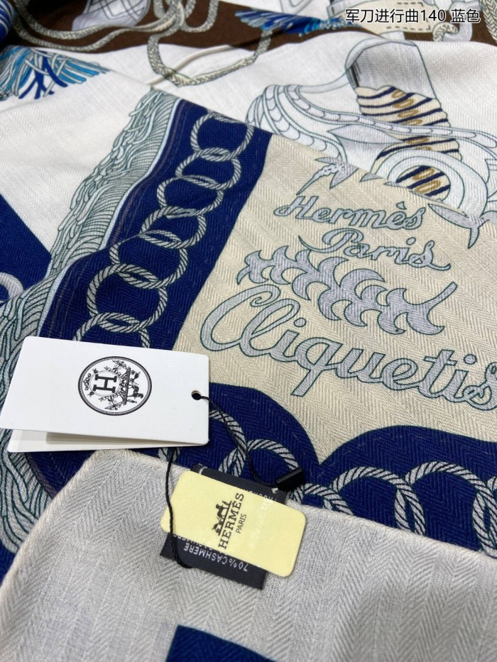 入手困難 Hermesエルメス 激安偽物 カシミヤスカーフ