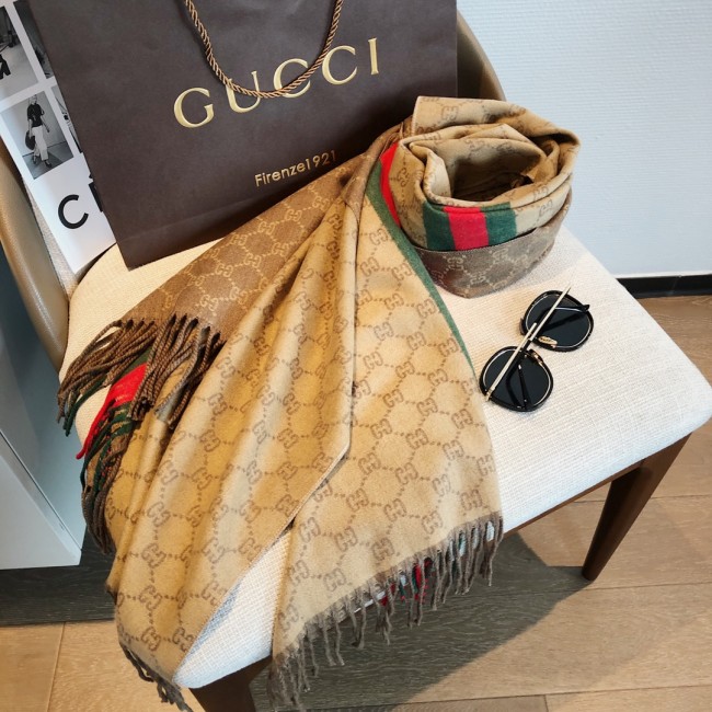 高品質 Gucciグッチ スーパーコピー長須ジャカードマフラー