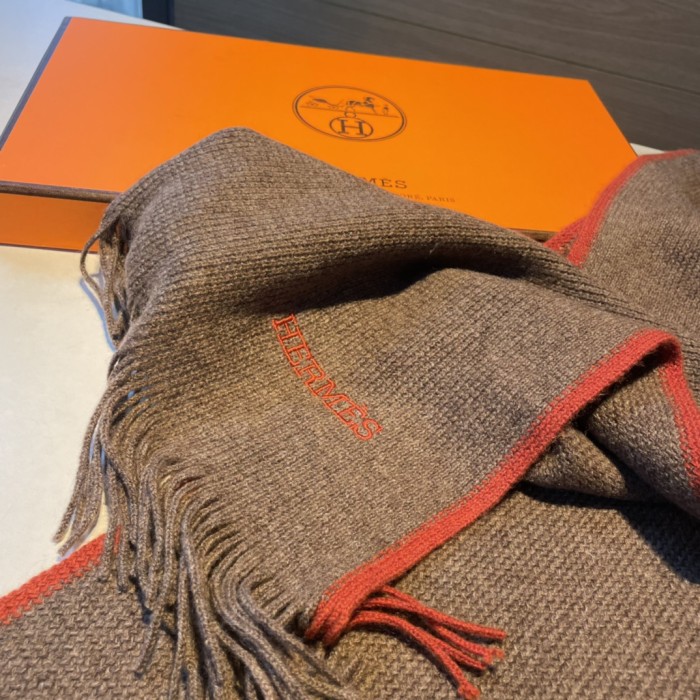 高品質 Hermesエルメス 偽物通販 カシミヤニットマフラー
