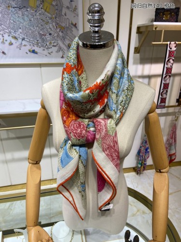 稀少 Hermesエルメス スーパーコピー 二重同色カシミヤスカーフ
