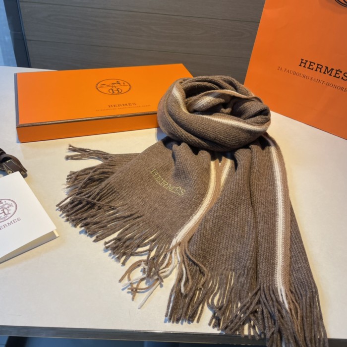 超話題 !Hermesエルメス コピーおすすめ カシミヤニットマフラー