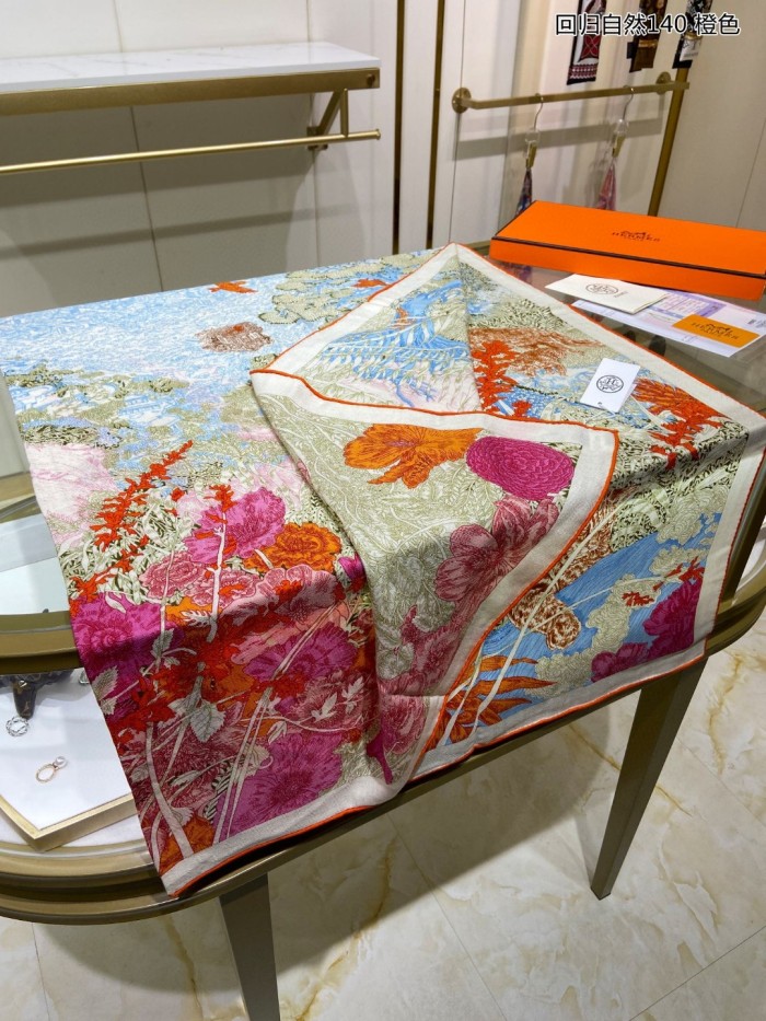 稀少 Hermesエルメス スーパーコピー 二重同色カシミヤスカーフ