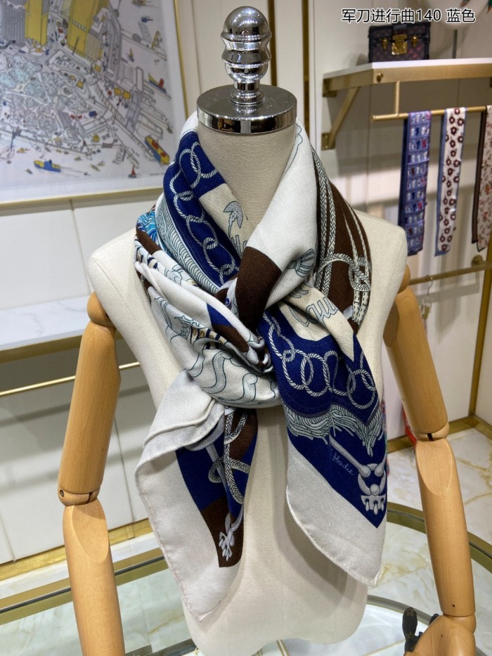 入手困難 Hermesエルメス 激安偽物 カシミヤスカーフ