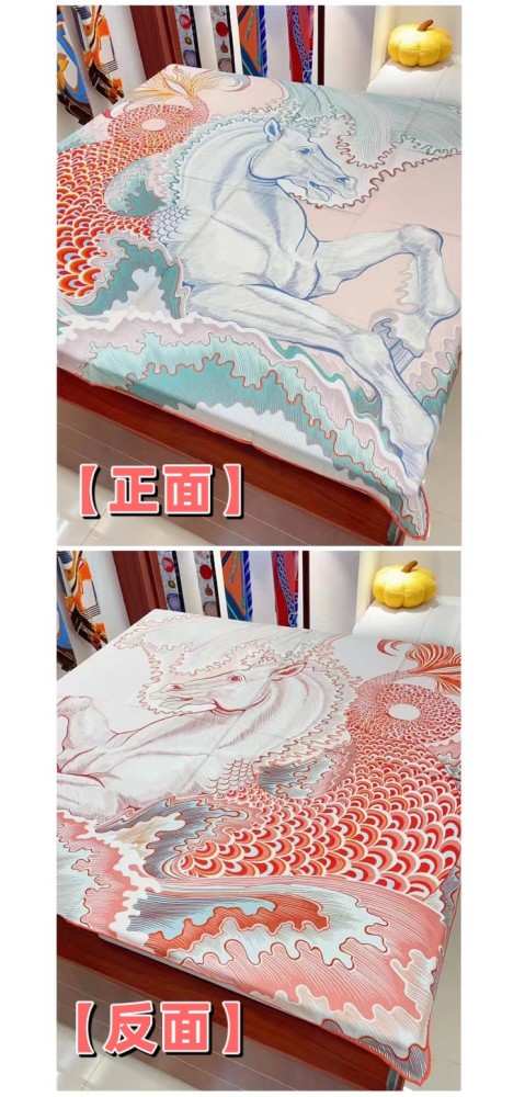 追跡付 Hermesエルメス n級品 両面同色マフラー
