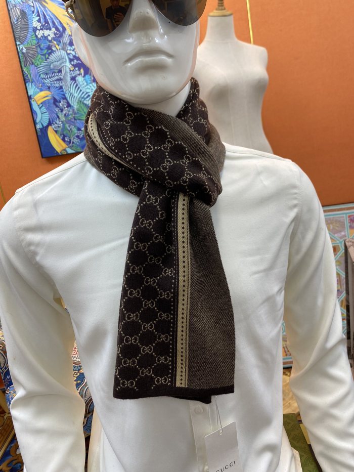 超話題! Gucciグッチ 激安通販 メンズマフラー