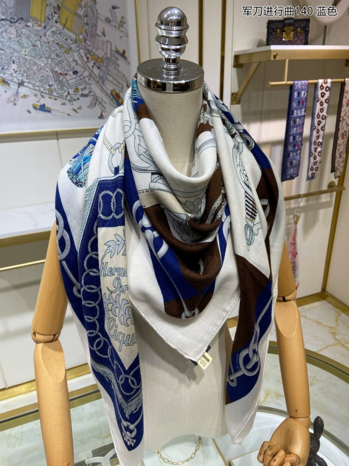 入手困難 Hermesエルメス 激安偽物 カシミヤスカーフ