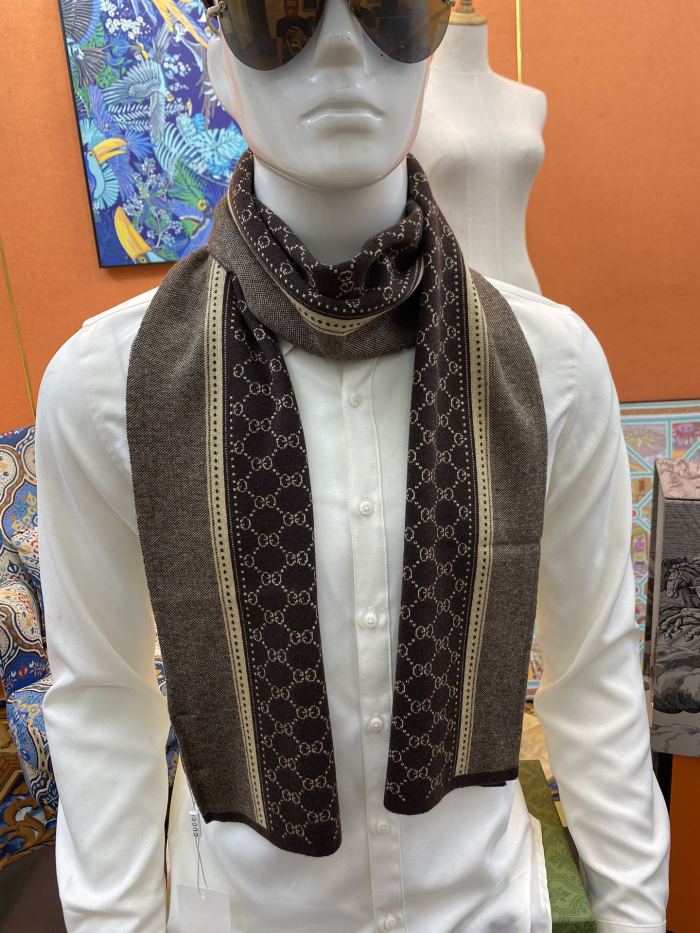 超話題! Gucciグッチ 激安通販 メンズマフラー