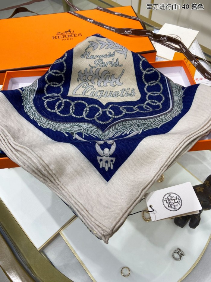 入手困難 Hermesエルメス 激安偽物 カシミヤスカーフ