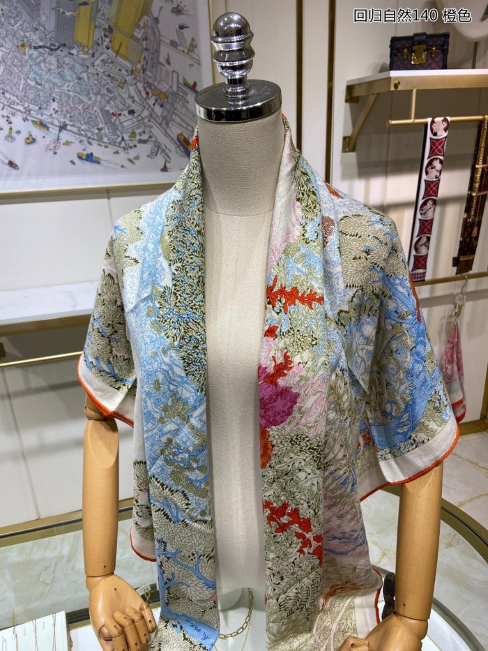 稀少 Hermesエルメス スーパーコピー 二重同色カシミヤスカーフ
