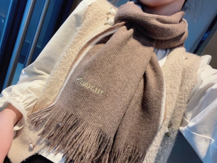 超話題 !Hermesエルメス コピーおすすめ カシミヤニットマフラー