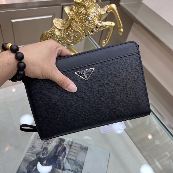 【限定】Pradaプラダ 偽物通販 メンズハンドバック