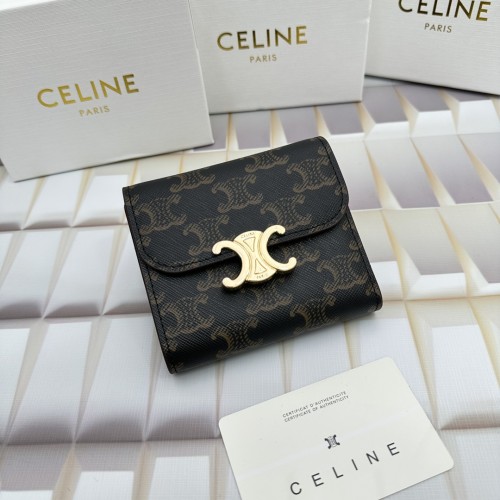 新作 Celineセリーヌ 激安通販 短財布