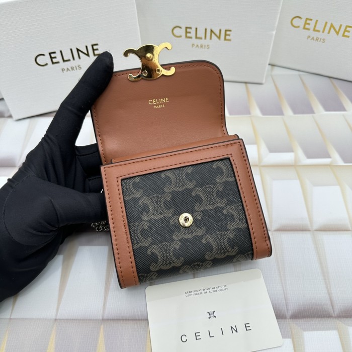 【限定】Celineセリーヌ 激安偽物 短財布