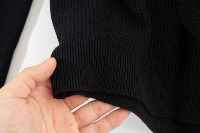 追跡付 ロエベ コピーおすすめ 皮標ワッフルセーター
