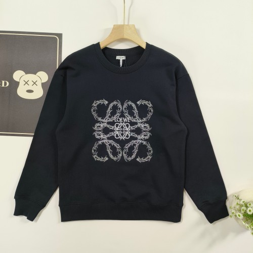 使い勝手良し ロエベ 激安偽物 新型龍紋刺繍ロゴカジュアル丸首パーカー2色