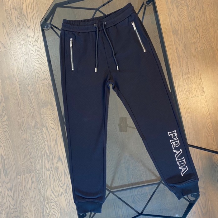 日本未入荷 プラダ コピー アルファベットロゴジップポケットカジュアルパンツ