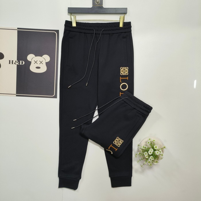 【限定】 ロエベ・新定番インパクトカラー立体刺繍カジュアルパンティーパンツ