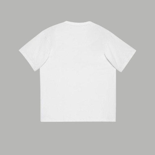 大人気 モンクレール 偽物通販 春夏2024 SSランニングパターンロゴパッチワーク刺繍ロゴ半袖Tシャツ