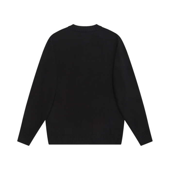 【限定】フェンディ スーパーコピー クラシックLOGOジャカードラウンドネックプルオーバーセーター