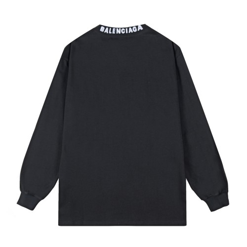 追跡付 バレンシアガ 激安通販 520ハート限定バックネッククラシック刺繍LOGO衛衣長袖Tシャツ