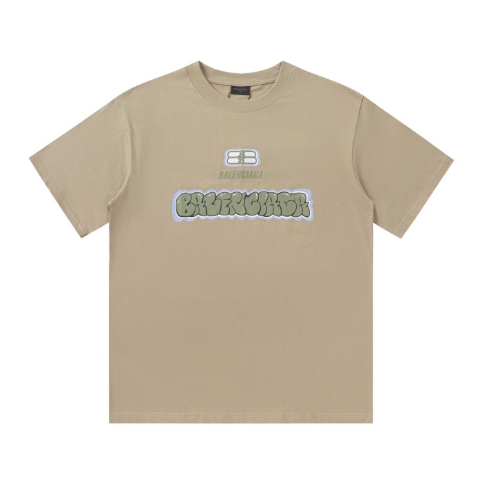 【限定】バレンシアガ n級品 24 ssプリント半袖Tシャツ