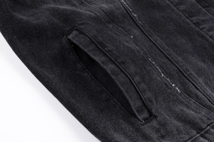 超奇跡の入荷☆ バレンシアガ n級品 水洗い破れデニムコート