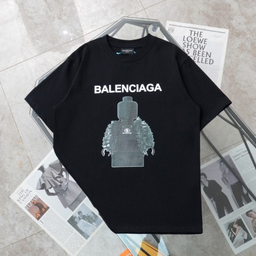 累積売上総額第１位！バレンシアガ スーパーコピー アプリントアルファベットロゴカジュアル半袖Tシャツ