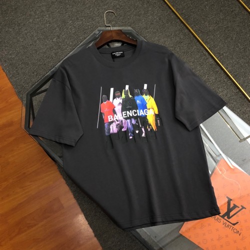 高品質 バレンシアガ 偽物通販 人々像ファッションデジタルプリントTシャツ