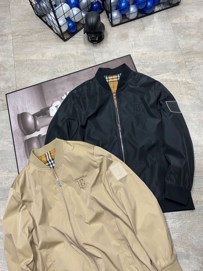 日本未入荷 バーバリー コピーおすすめ Burberryスタンドカラージャケットクラシックなチェックのパッチワークパーカー2色