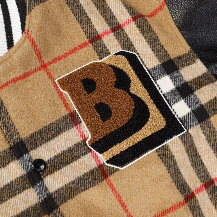 稀少 バーバリー n級品 レッジ風BBスーパースタータオル刺繍野球服