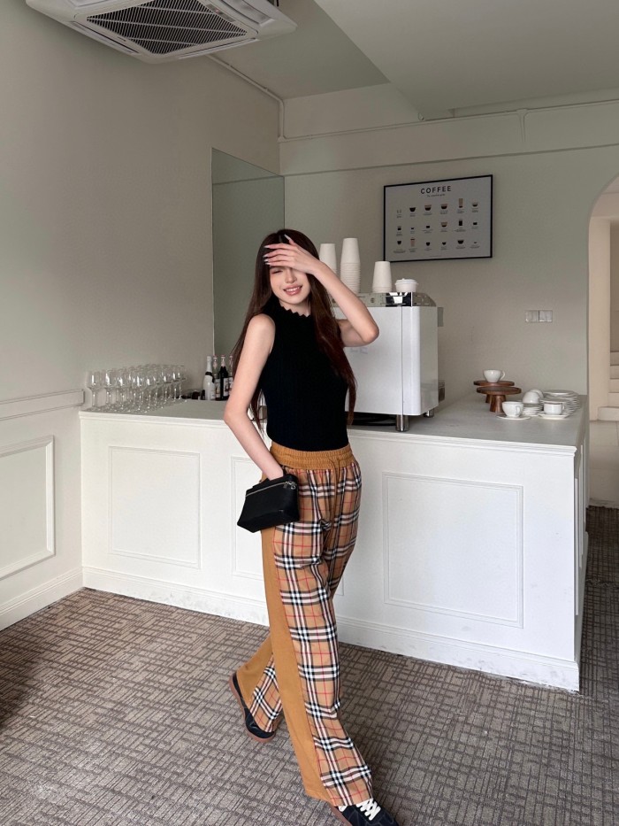 高品質 バーバリー コピー Burberry24 ss新作レトロストレートパンツ
