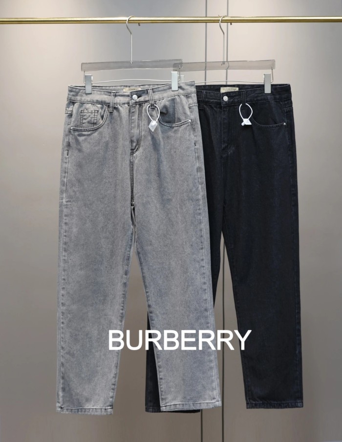 超話題! バーバリー 激安通販 Burberry新春メンズトレンド刺繍水洗マイクロストレッチジーンズ2色