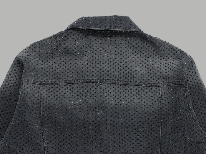 大人気 バレンシアガ 偽物通販 Balenciaga重工丸ドリル水洗いデニムジャケット