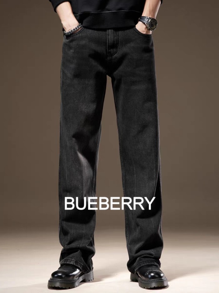 超話題! バーバリー 激安通販 Burberry新春メンズトレンド刺繍水洗マイクロストレッチジーンズ2色