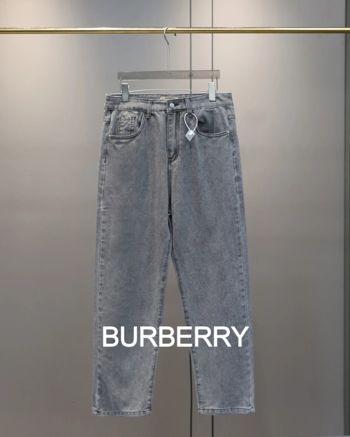 超話題! バーバリー 激安通販 Burberry新春メンズトレンド刺繍水洗マイクロストレッチジーンズ2色