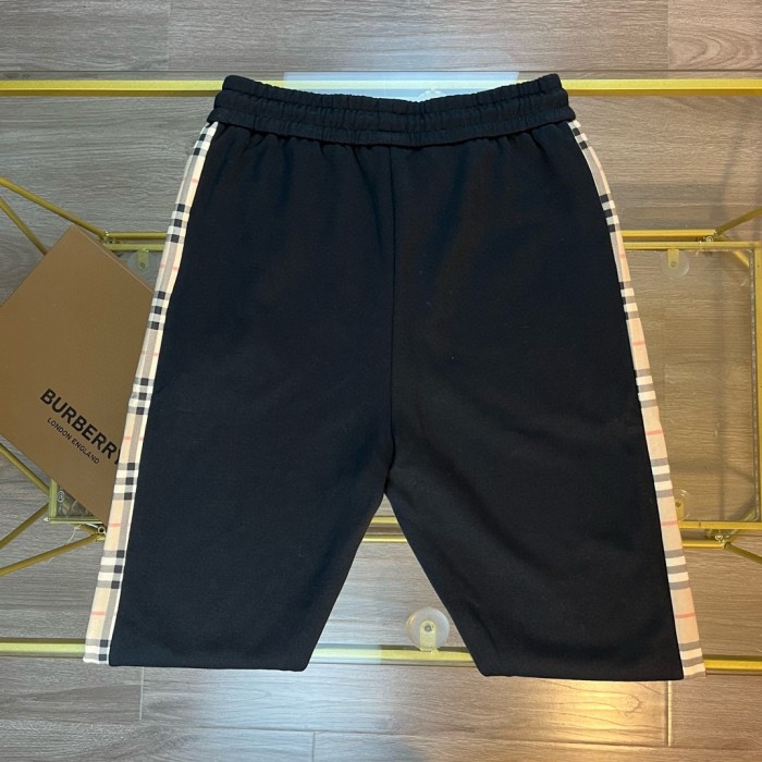 大人気 バーバリー スーパーコピー BURBERRYチェック柄エレメントステッチ初秋ロングパンツキュロットパンツ