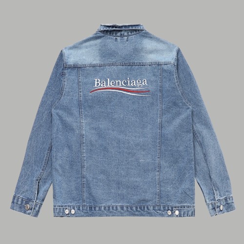 ★超人気 バレンシアガ n級品 Balenciaga満印弾幕デニムジャケット