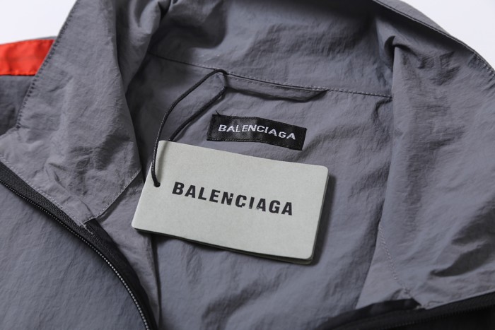 超奇跡の入荷☆ バレンシアガ コピー Balenciagaアッシュオレンジのパッチワークスローガン突撃ジャケット