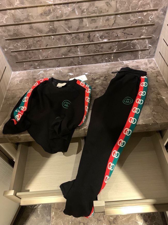 稀少 グッチ n級品 24SS春先の新作Guccオーダーメイドリボン着痩せスウェットパンツスーツ
