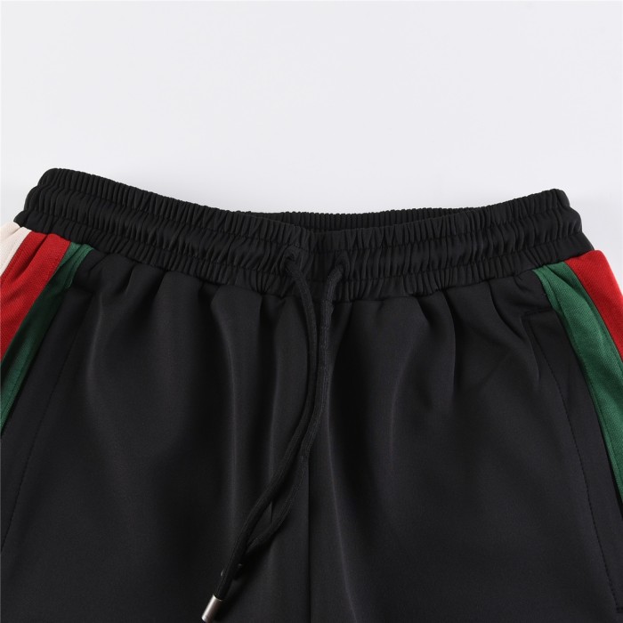 ★超人気 グッチn級品 の3色ストライプのプレッシャパンツ