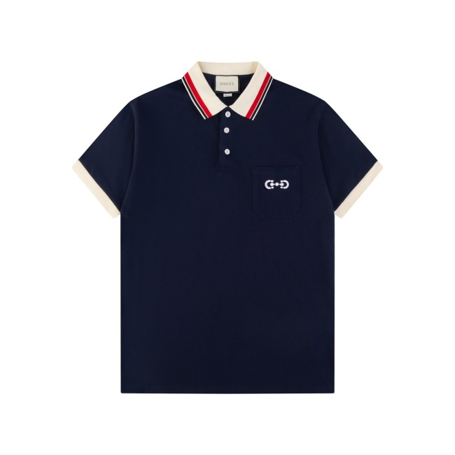使い勝手良し グッチ コピーおすすめ 2024春夏ママチャリボタンポケット刺繍polo