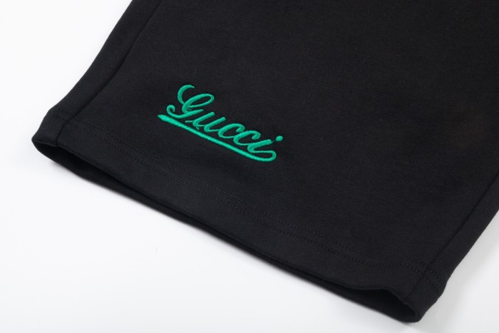 日本未入荷 グッチ 激安偽物 立体アルファベットシンプルLoGOロゴ刺繍五分パンツ