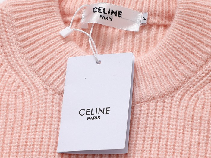 日本未入荷 セリーヌ スーパーコピー Celine胸文字オーダーウールセーター