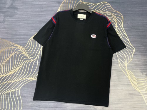 【話題商品！】グッチ 激安通販 2024春夏新作リボン丸首半袖Tシャツ2色